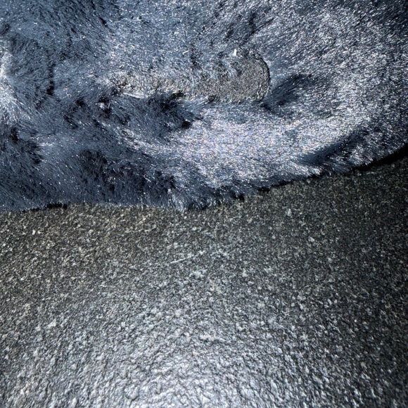 Nike Calm SE Women's Mules Black Faux Fur Slippers. Size 8! Black! Cozy! - Picture 12 of 13